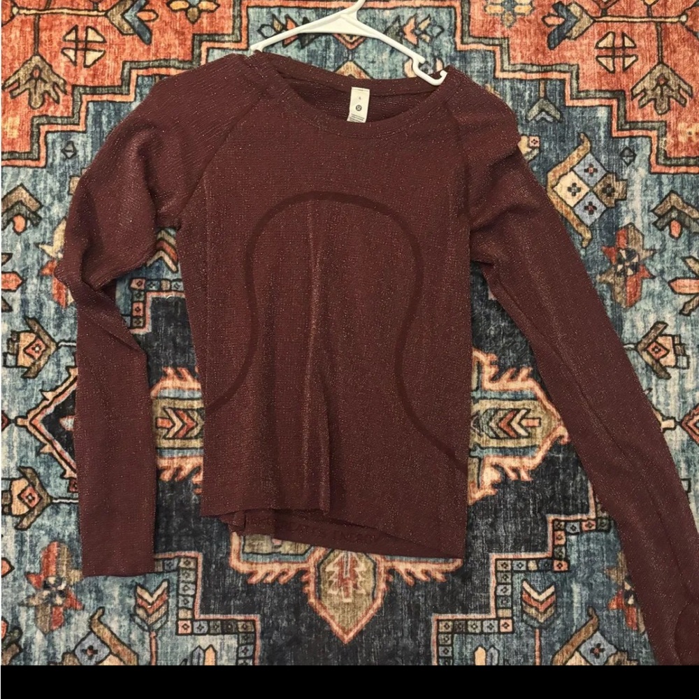 Lululemon Athletica Shimmering Brown Top